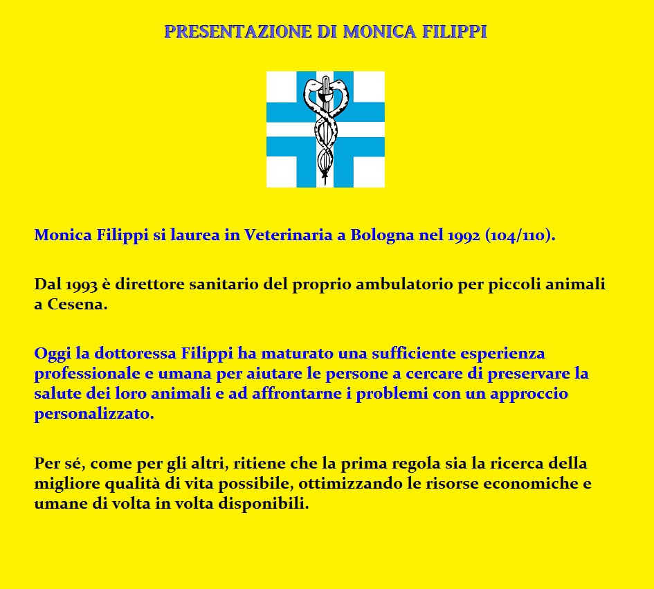 Presentazione di Monica Filippi