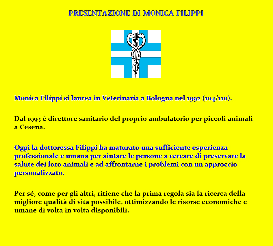 Presentazione di Monica Filippi