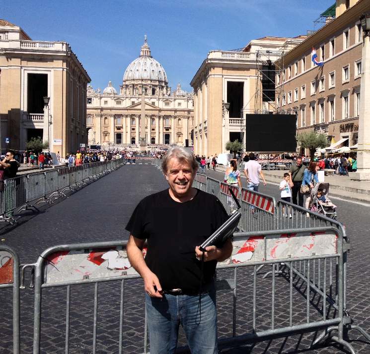 Roma Via della Conciliazione Incontro Papa Francesco con le famiglie