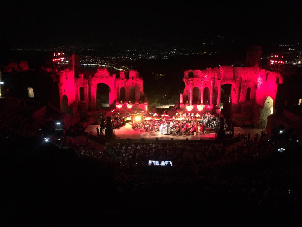 A. Bocelli Teatro Greco Taormina