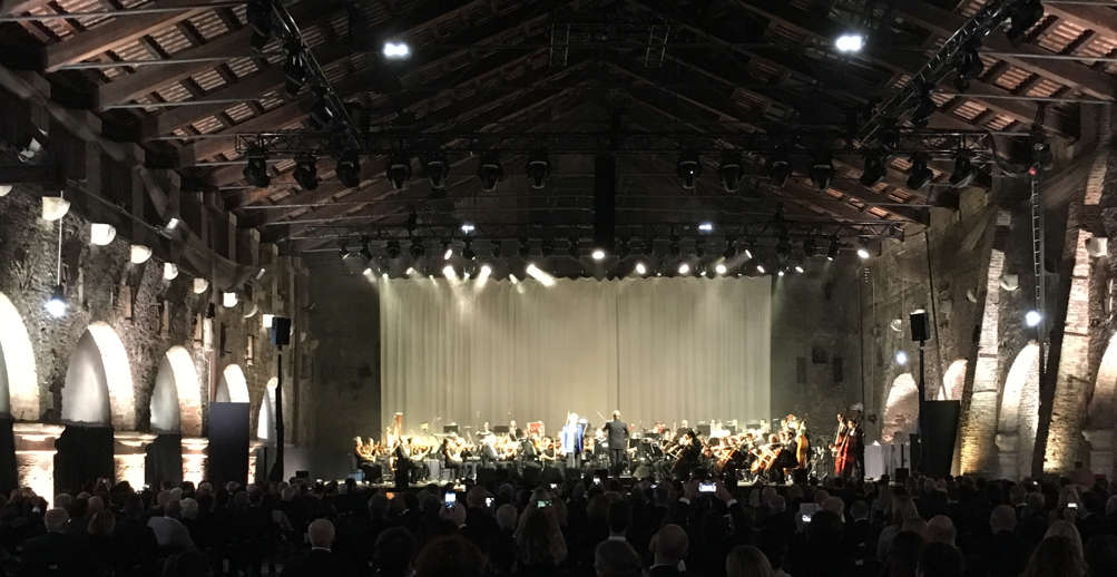 RCF 70 Years Anniversary Concerto Andrea Bocelli Venezia Padiglioni Arsenale