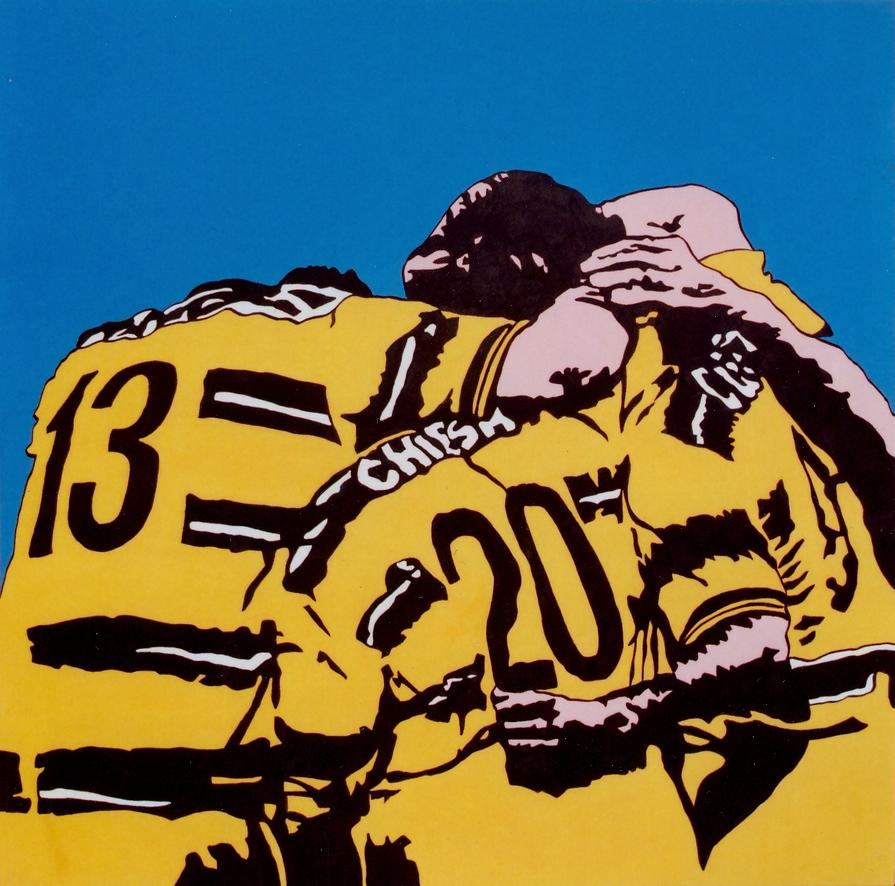 Arte e Sport, omaggio al Parma Calcio degli anni '90, 2008, di Tiziano Marcheselli