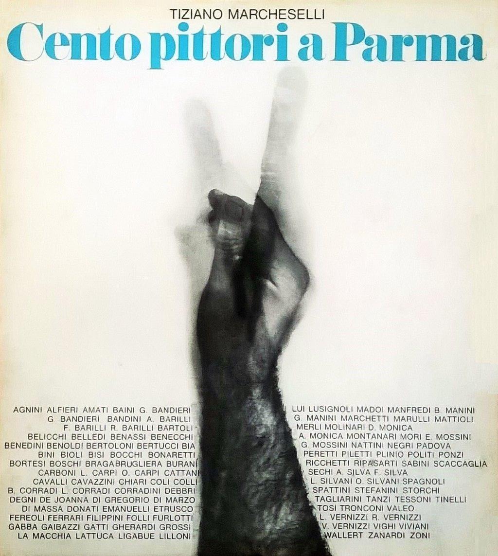 Tiziano Marcheselli, Cento pittori a Parma, Parma, La Nazionale Editrice, 1969, prefazione di Baldassarre Molossi