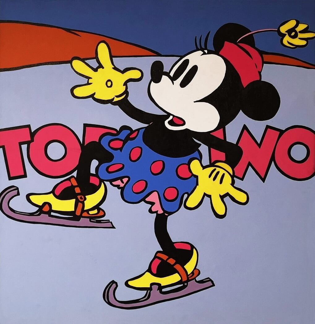 Minnie (Topolina), omaggio a Walt Disney, 1999, di Tiziano Marcheselli