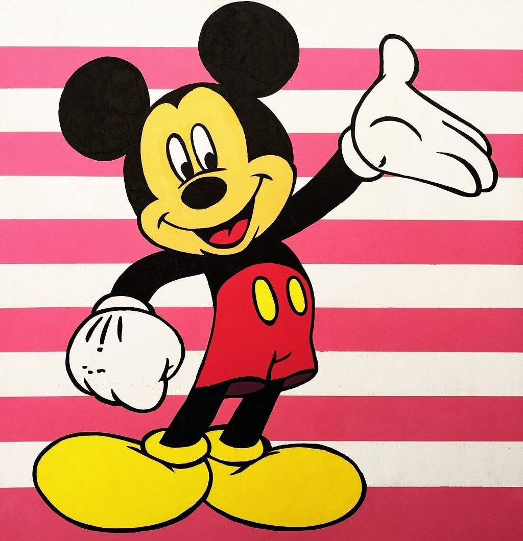 Mickey Mouse (Topolino), omaggio a Walt Disney, 1999, di Tiziano Marcheselli