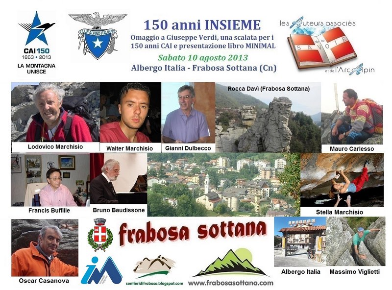 Frabosa Sottana Celebrazioni 150 anni CAI  10 agosto 2013