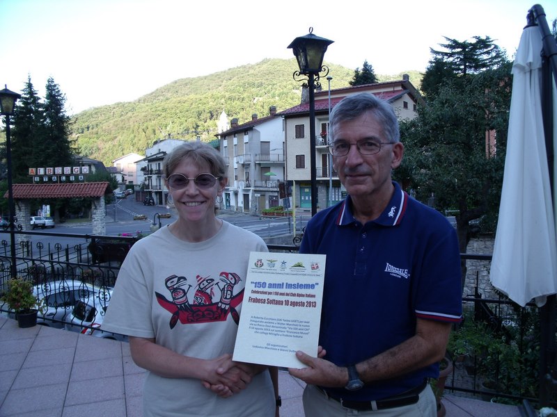 Frabosa Sottana Celebrazioni 150 anni CAI  10 agosto 2013