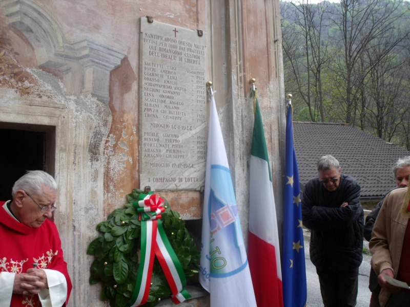 CELEBRAZIONI 25 APRILE 2015 A MIROGLIO     