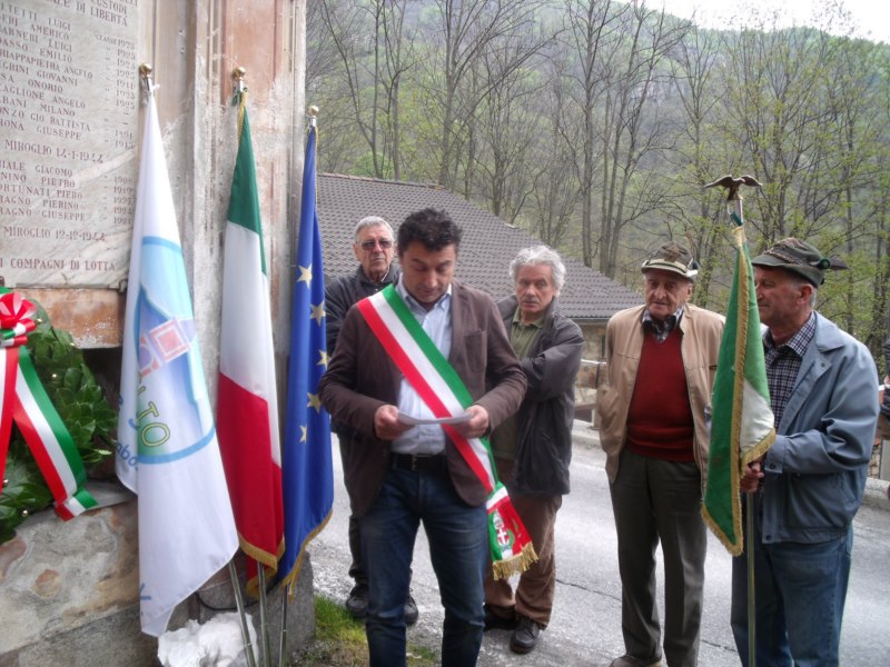 CELEBRAZIONI 25 APRILE 2015 A MIROGLIO     