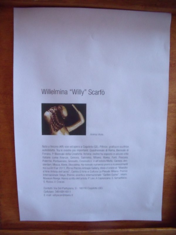 MOSTRA  WILLY SCARFO' 