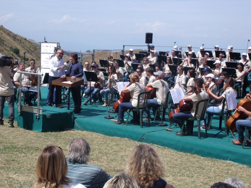 37 CONCERTO DI FERRAGOSTO 2017 ALPE GAVO FRABOSA SOTTANA  ORCHESTRA BARTOLOMEO BRUNI DI CUNEO                                                                                           