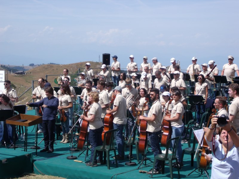 37 CONCERTO DI FERRAGOSTO 2017 ALPE GAVO FRABOSA SOTTANA  ORCHESTRA BARTOLOMEO BRUNI DI CUNEO                                                                                           