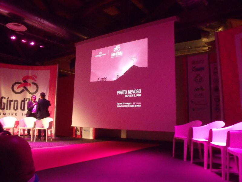 PRESENTAZIONE TAPPA GIRO D'ITALIA AL GALAPALACE DI FRABOSA SOTTANA 