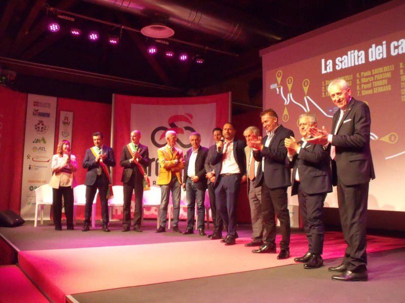 PRESENTAZIONE TAPPA GIRO D'ITALIA AL GALAPALACE DI FRABOSA SOTTANA
