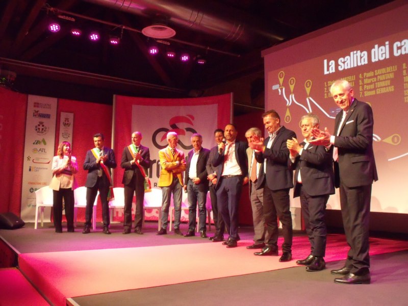 PRESENTAZIONE TAPPA GIRO D'ITALIA AL GALAPALACE DI FRABOSA SOTTANA 