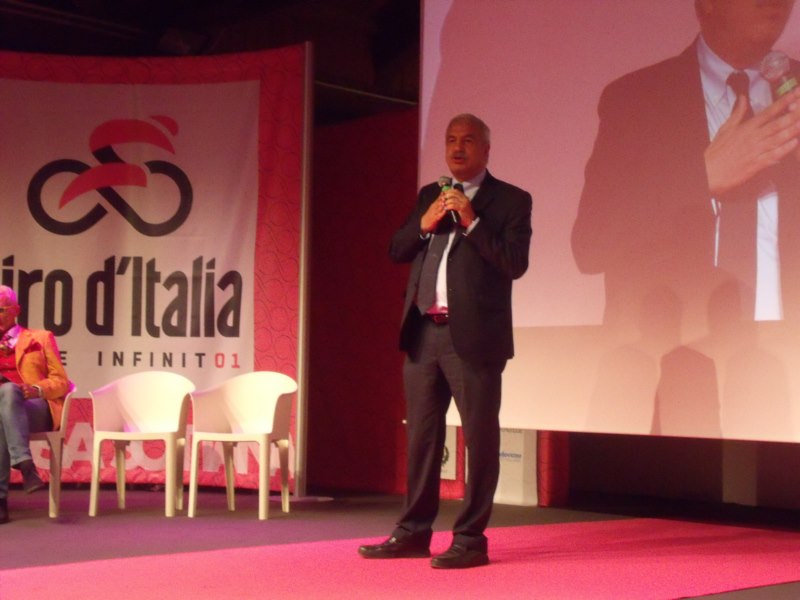 PRESENTAZIONE TAPPA GIRO D'ITALIA AL GALAPALACE DI FRABOSA SOTTANA 