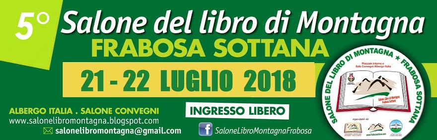 5 SALONE DEL LIBRO DI MONTAGNA FRABOSA SOTTANA2018