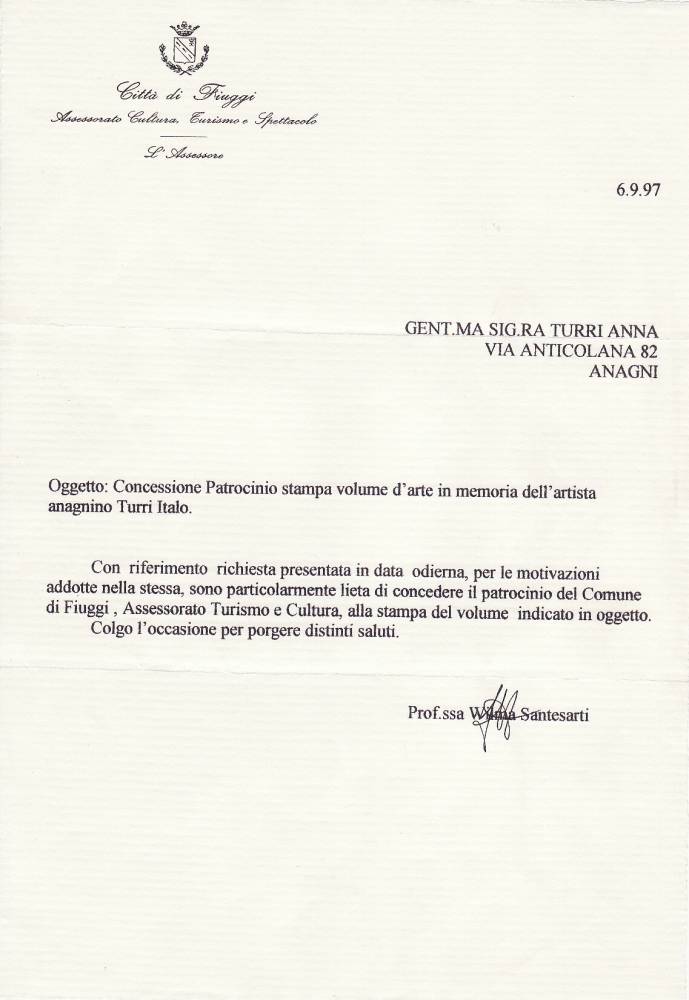 Patrocinio Citt di Fiuggi