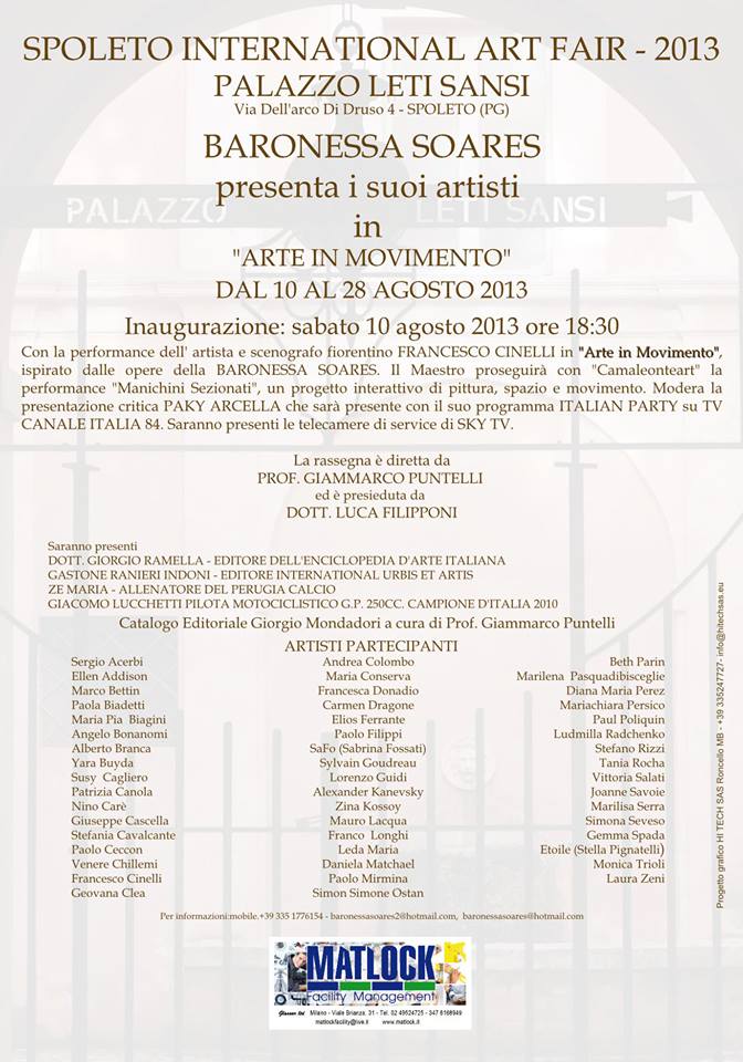 Spoleto Collettiva International Art Fair 2013 Palazzo Leti Sanzi