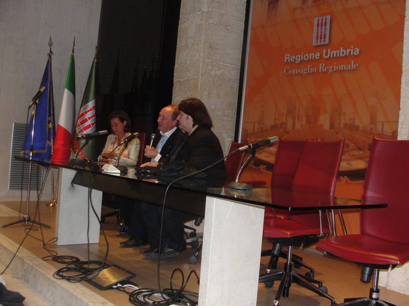 conferenza  stampa presentazione Expo 2013 Consiglio Regione Umbria