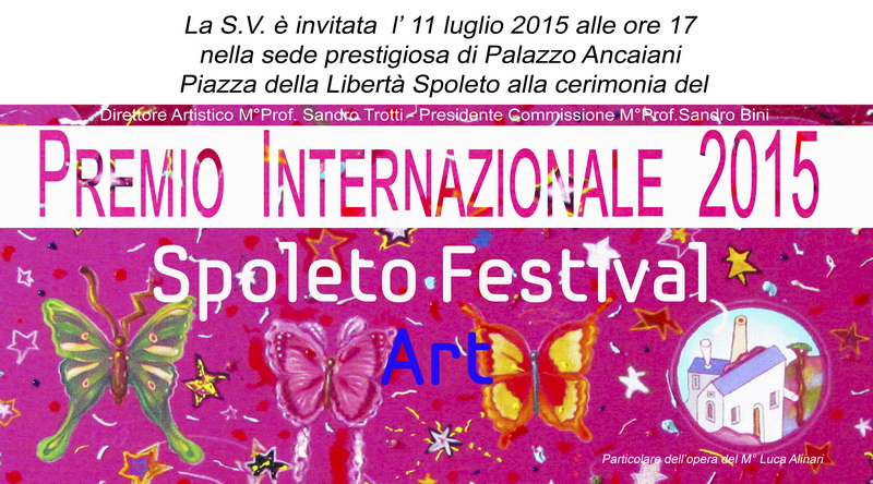 YUOTUBE Premio Internazionale SpoletoFestivalArt 2015 
