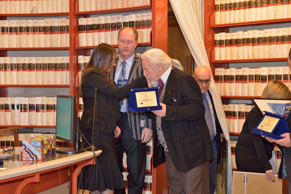 Premio comunicare L'Europa 2016 cn il Dott.Giammaria Umberto