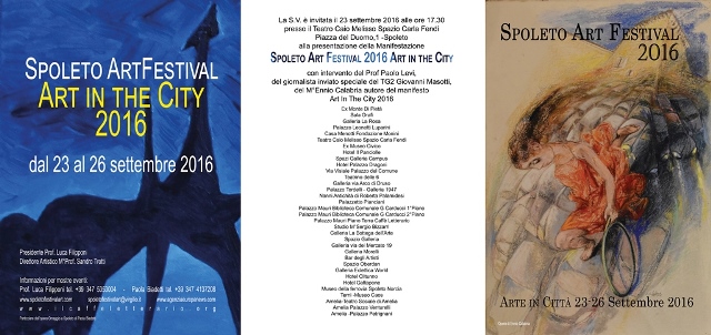 Spoleto Art Festival Art in the city 2016