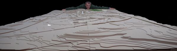 golf club udine - 1:500 scale model
