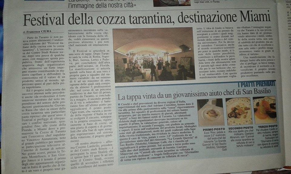 GIORNALE IL QUOTIDIANO PUGLIA 2016