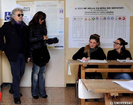 Voto Beppe Grillo