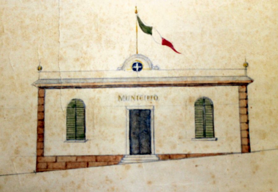 Casa comunale costruzione originale ad un piano (f.E.Marsano)