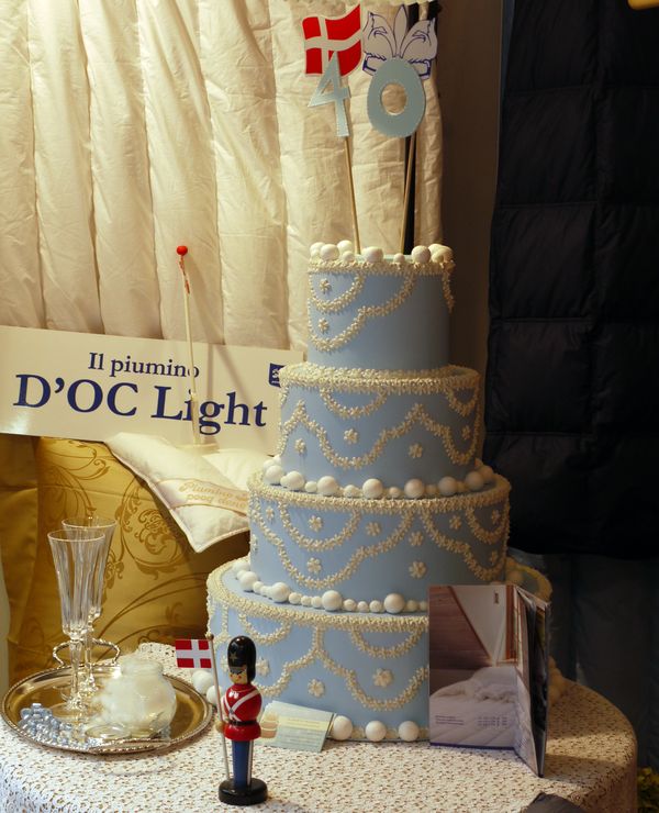 torta finta per compleanno piumini danesi Udine