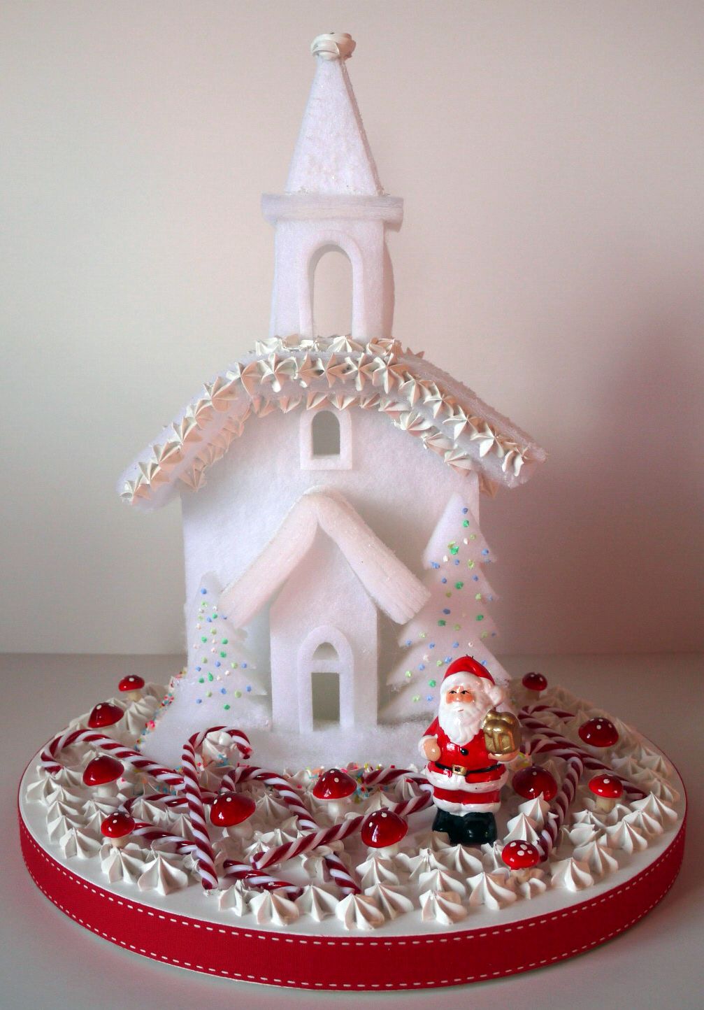 Christmas decorative cake - torta finta natalizia